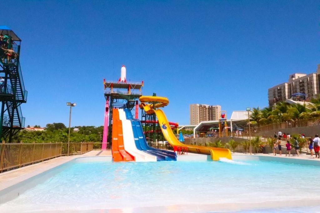 Piazza Diroma Com Acesso Ao Acqua Park Aparthotel Калдас Новас Екстериор снимка