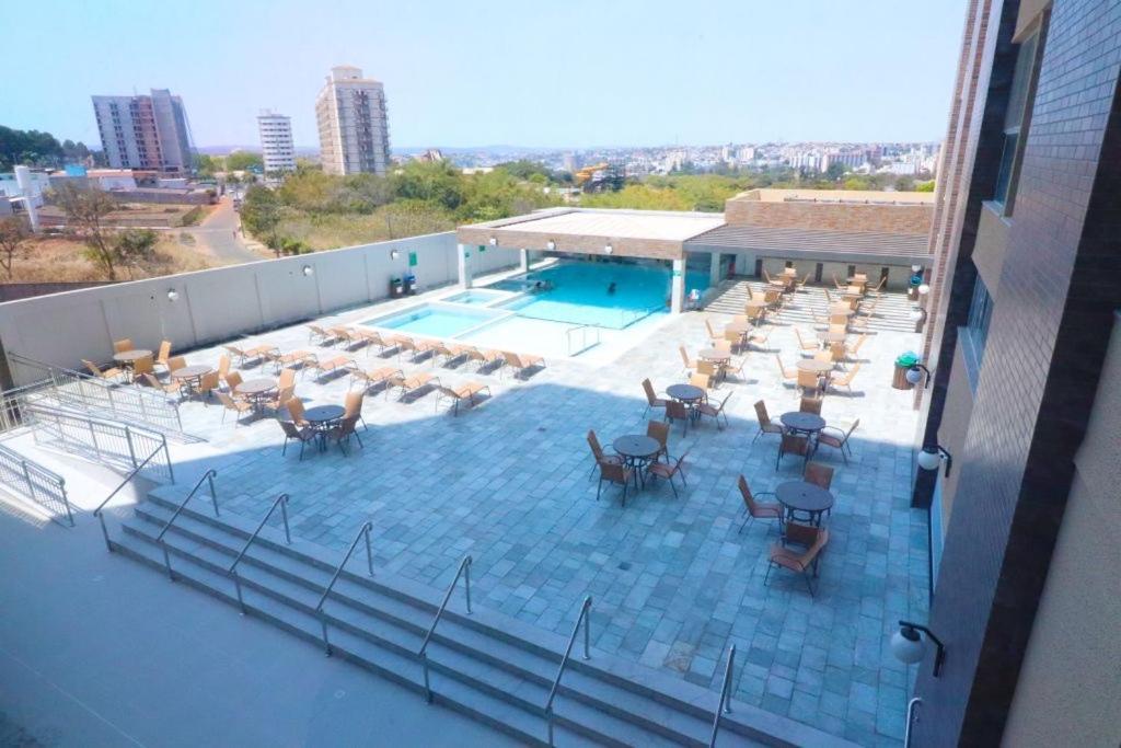 Piazza Diroma Com Acesso Ao Acqua Park Aparthotel Калдас Новас Екстериор снимка